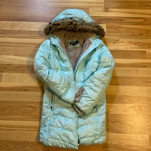 Light Blue lands end winter jacket